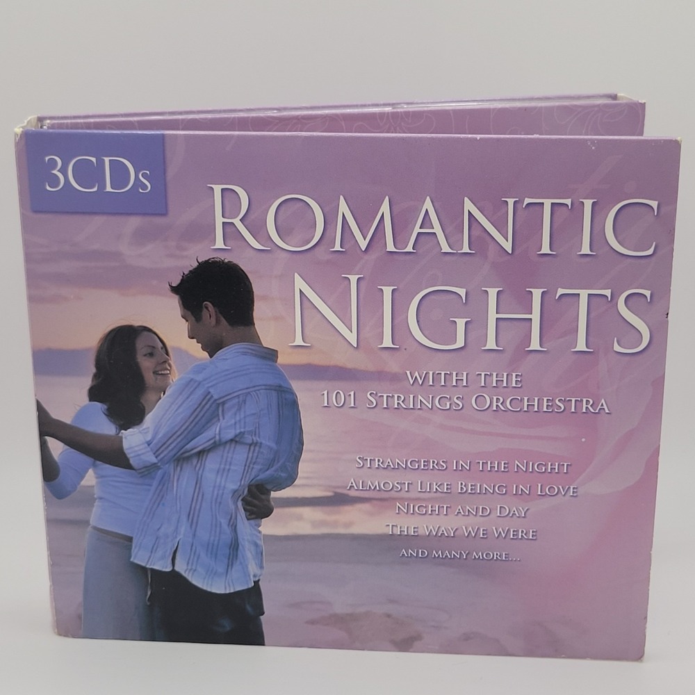 Romantic Nights With THE 101 Strings Orchestra 3 CDs Symphonic Music
